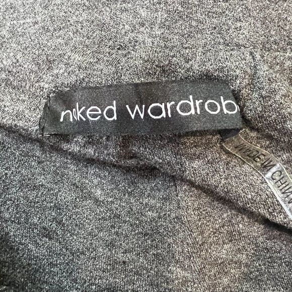 NWT NAKED WARDROBE Charcoal Grey Leggings (1X) - Picture 5 of 7